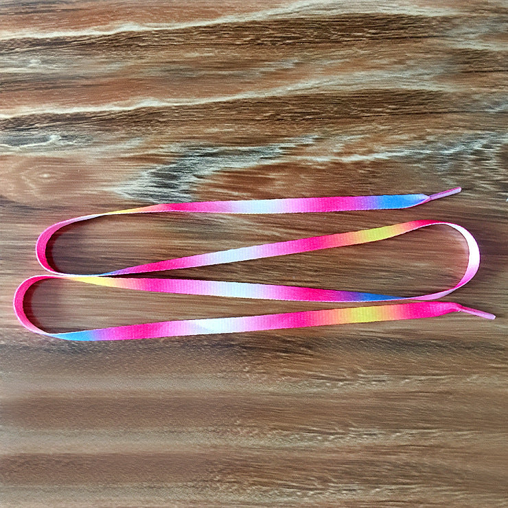 Creative Rainbow Gradient Colorful Shoelaces