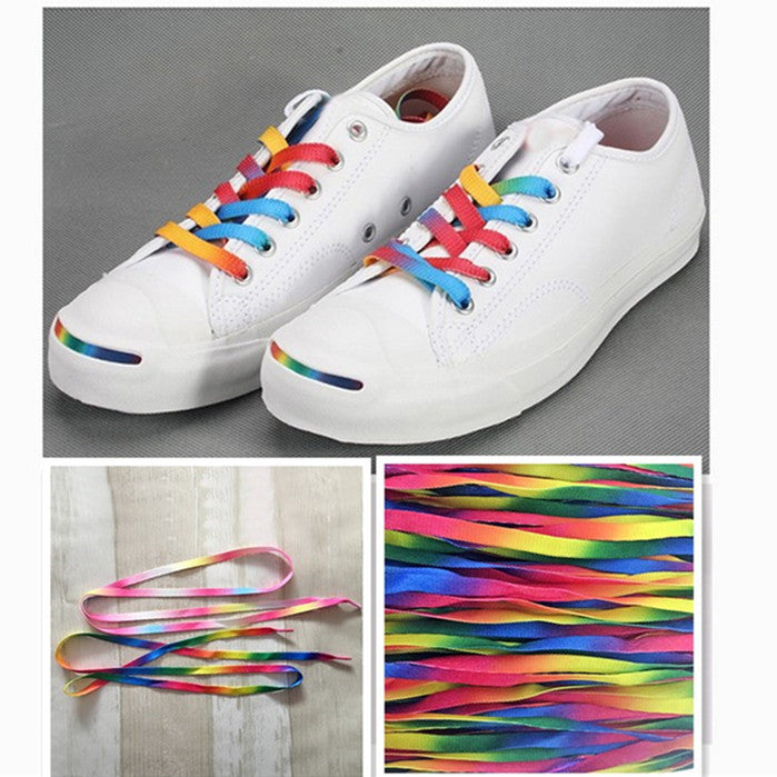 Creative Rainbow Gradient Colorful Shoelaces