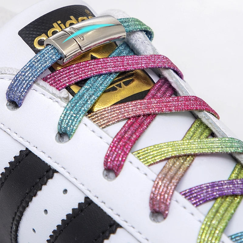 Magnetic Elastic Shoelaces