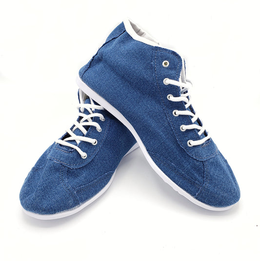 Blue Jeans & White High-top TAYGRA