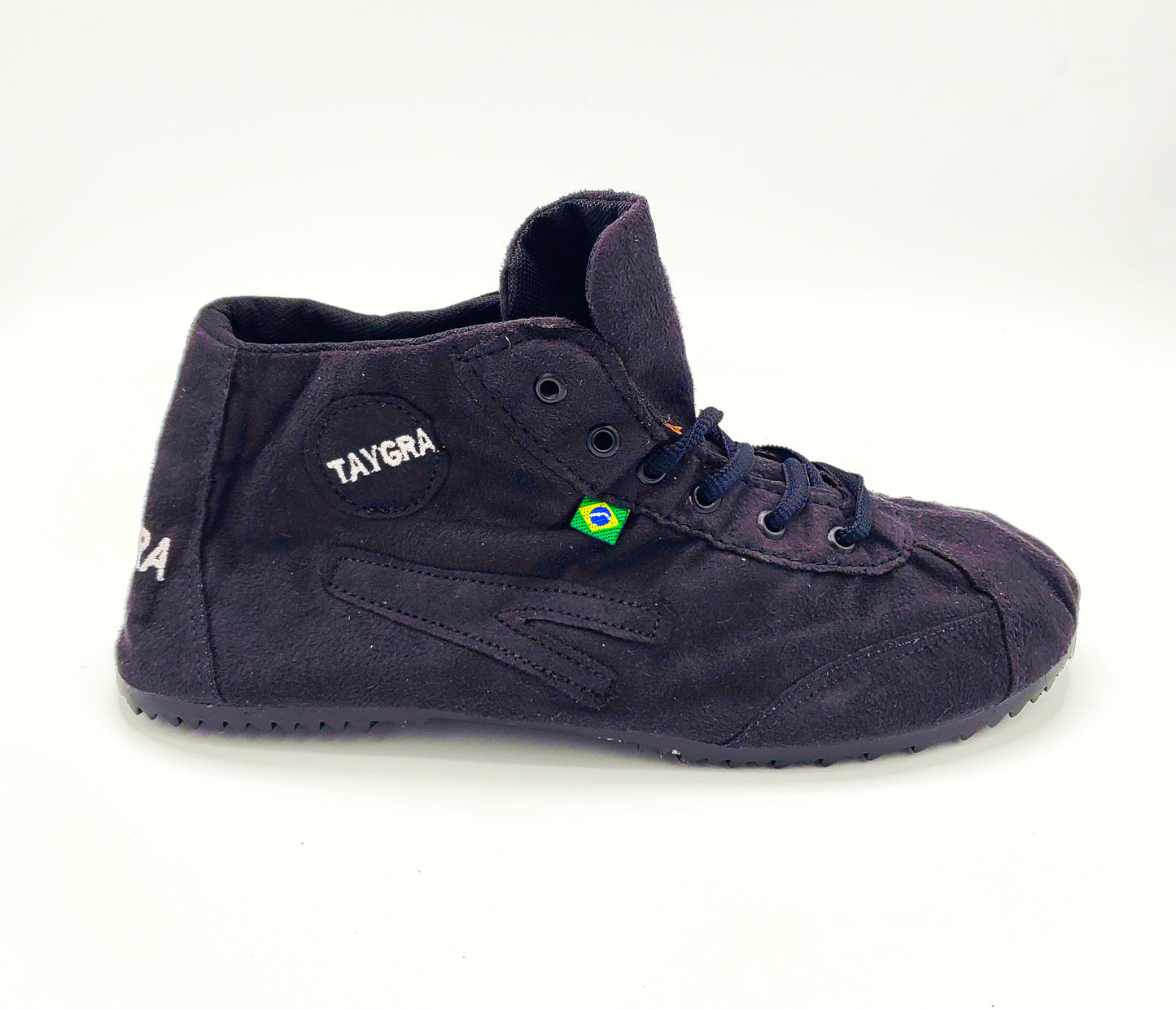 Black Vegan Suede High-top TAYGRA