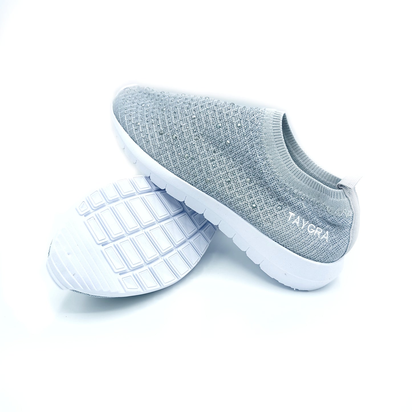 Grey & Strass Crossfeet TAYGRA