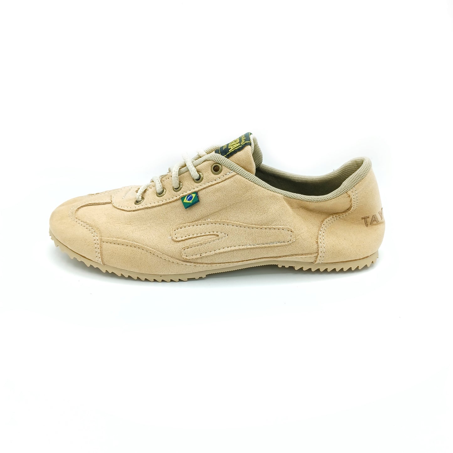 Beige Vegan Suede sneaker TAYGRA