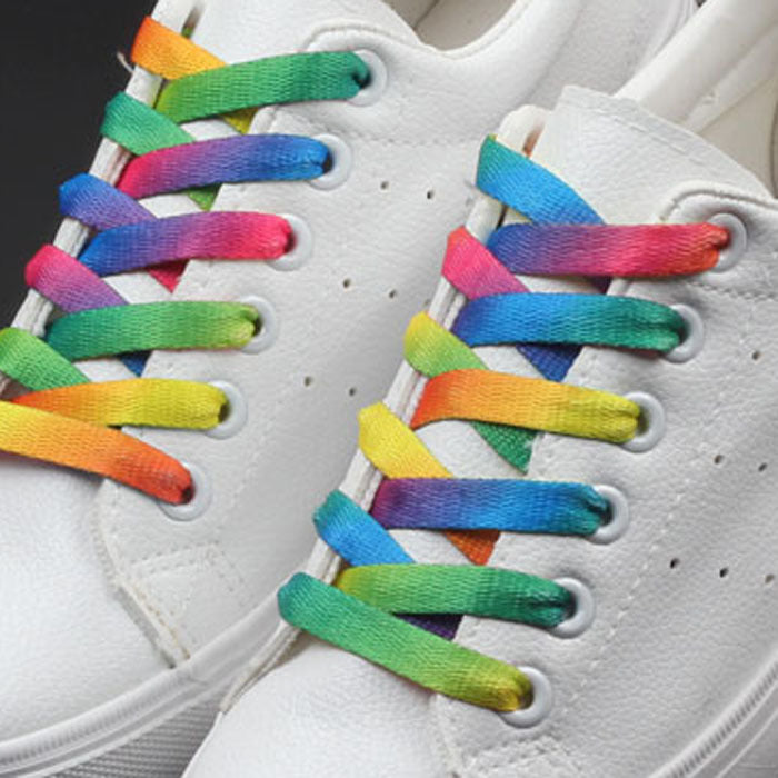 Creative Rainbow Gradient Colorful Shoelaces
