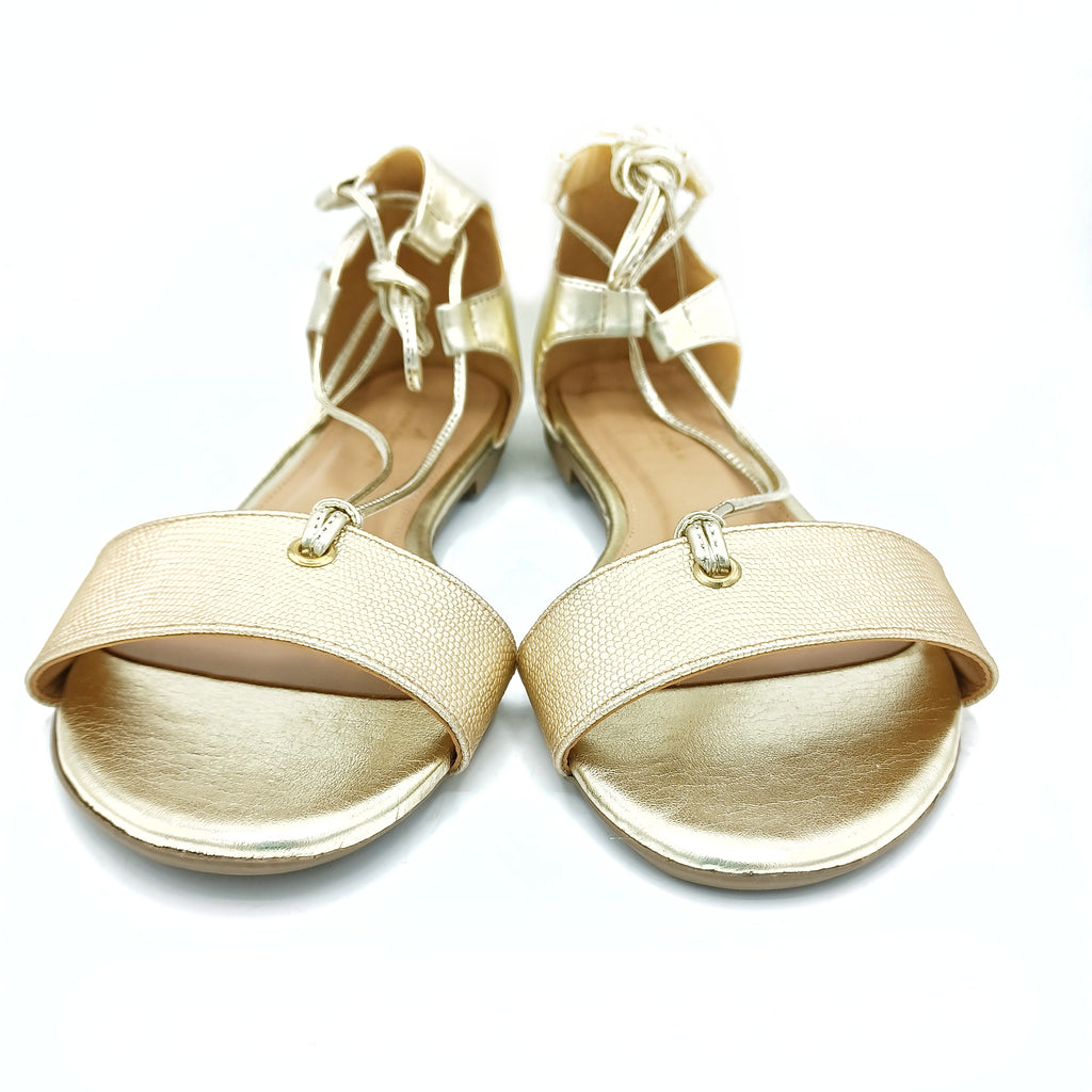 Gold Dance Sandals